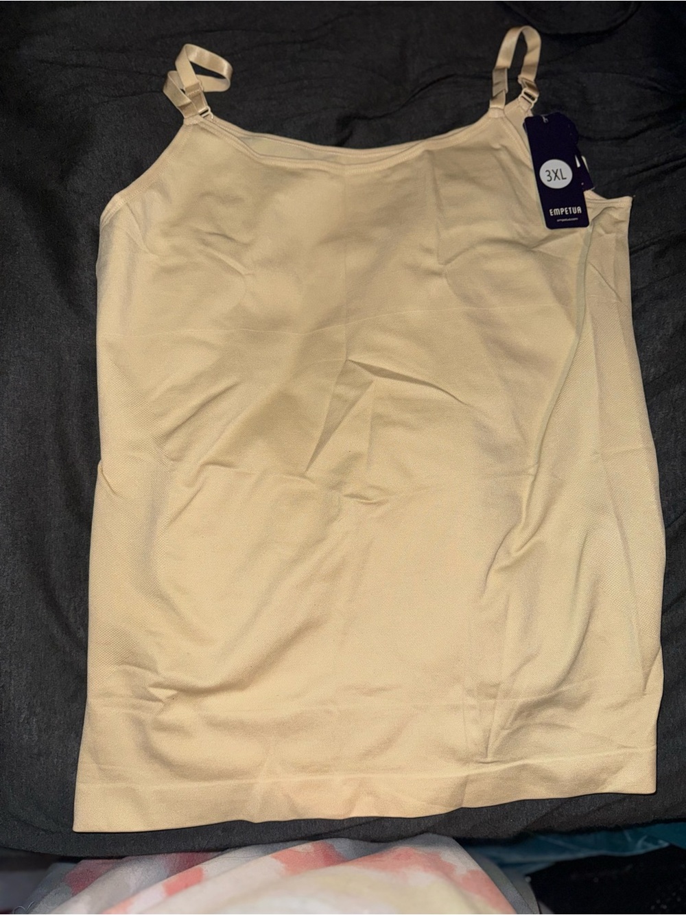 Empetua by Shapermint Body Slimming cami top in Nude 3XL